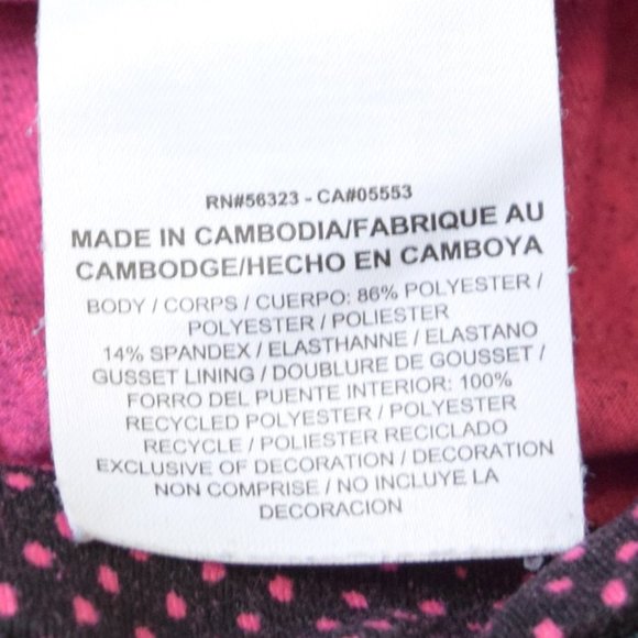 Cropped Pink Polka Dot Dri-Fit Nike Leggings - Picture 5 of 6